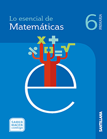 Book cover LDB PLAT Alumno Lo esencial de Matemáticas 6 Primaria