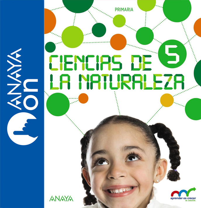 Book cover Ciencias de la Naturaleza 5. Natural Science 5. In focus. Primaria. Anaya On.