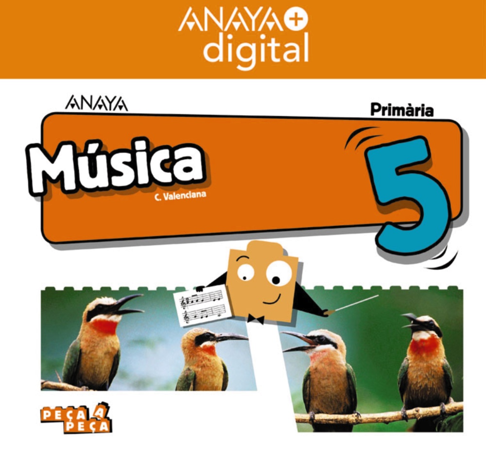 Book cover Música 5. Primària