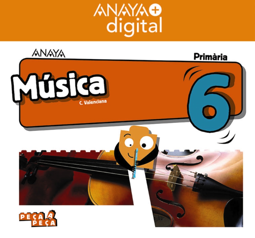 Book cover Música 6. Primària