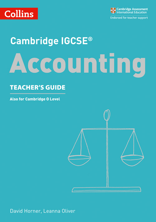 Cambridge IGCSE. Accounting. Teacher's Guide