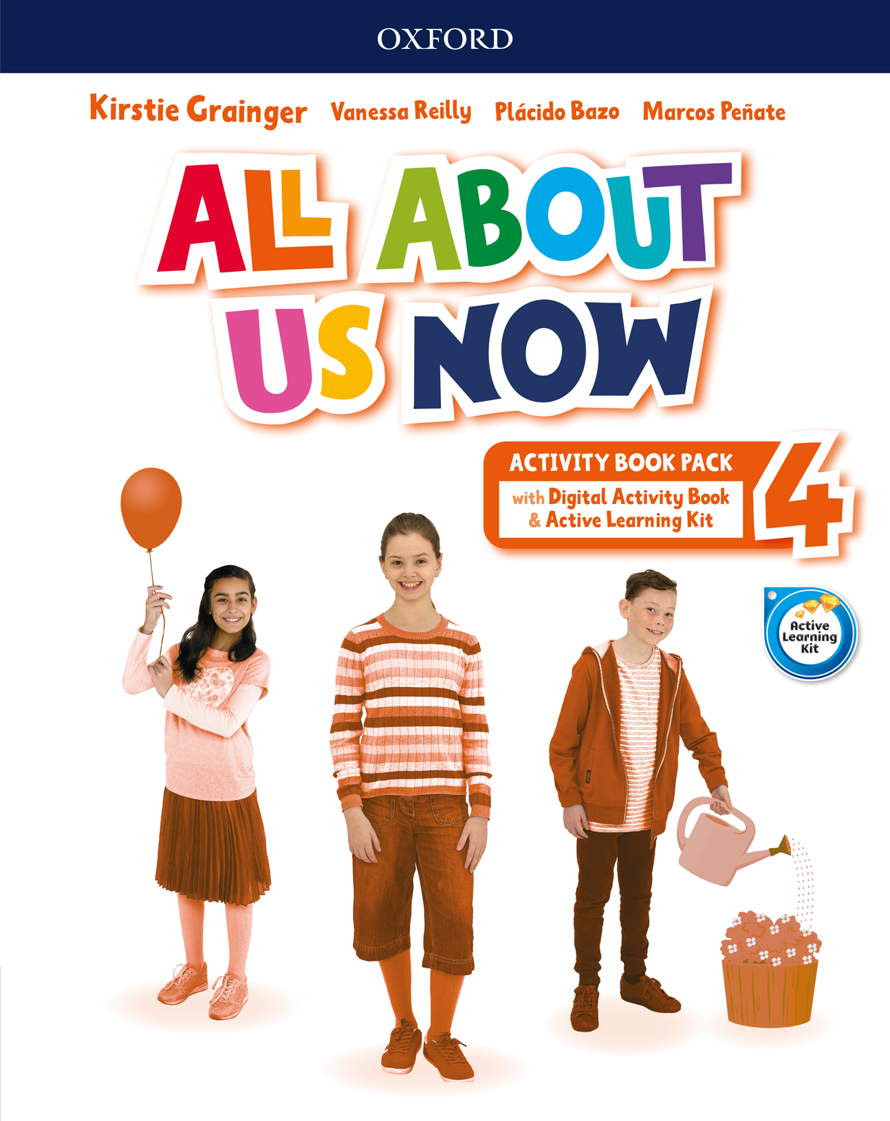 Portada del Libro All About Us Now Digital Activity Book 4