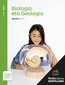 Book cover LM PLAT Ikaslea Biologia eta Geologia Behatu 1 DBH Egiten Jakin proiektua 5.0 Zubia