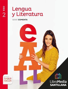 Book cover LM PLAT Alumno Lengua y Literatura 2 ESO Saber Hacer Zubia