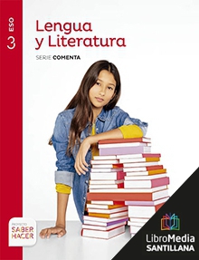 Book cover LM PLAT Alumno Lengua y Literatura 3 ESO Saber Hacer Zubia