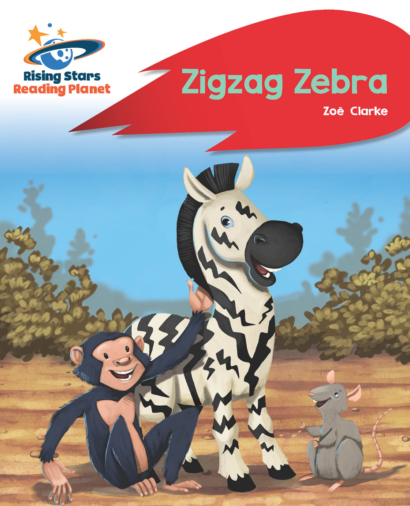 Book cover Zigzag zebra