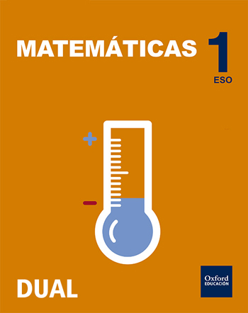 Book cover Matemáticas 1.º ESO DUAL