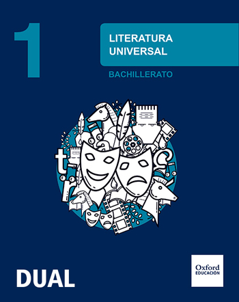 Book cover Literatura universal 1.º Bachillerato DUAL