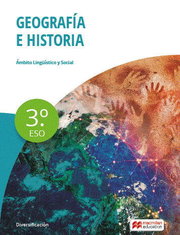 Book cover Geografía e Historia 3º Diversificación 2022