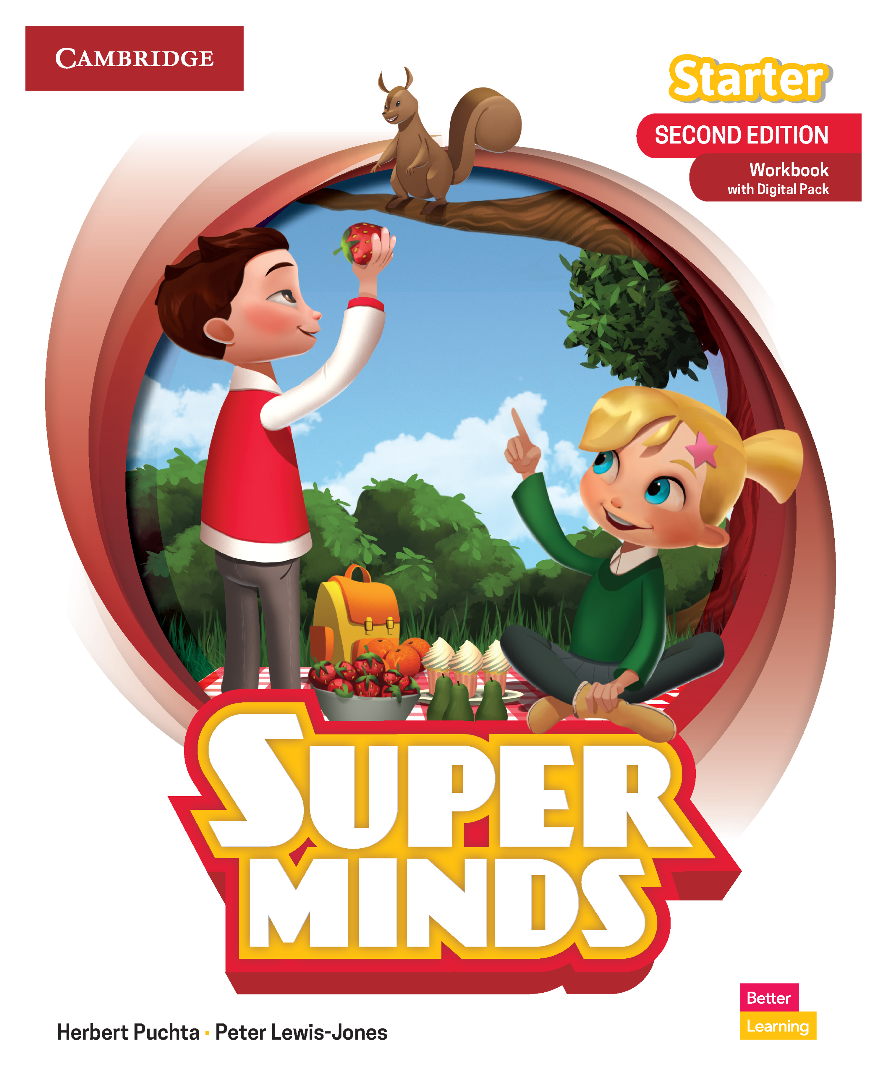 Book cover Super Minds 2ed Starter Workbook Interactive version