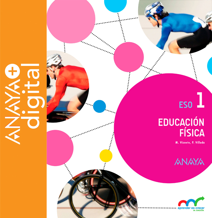 Portada del Libro Educación Física 1. ESO. Anaya + Digital