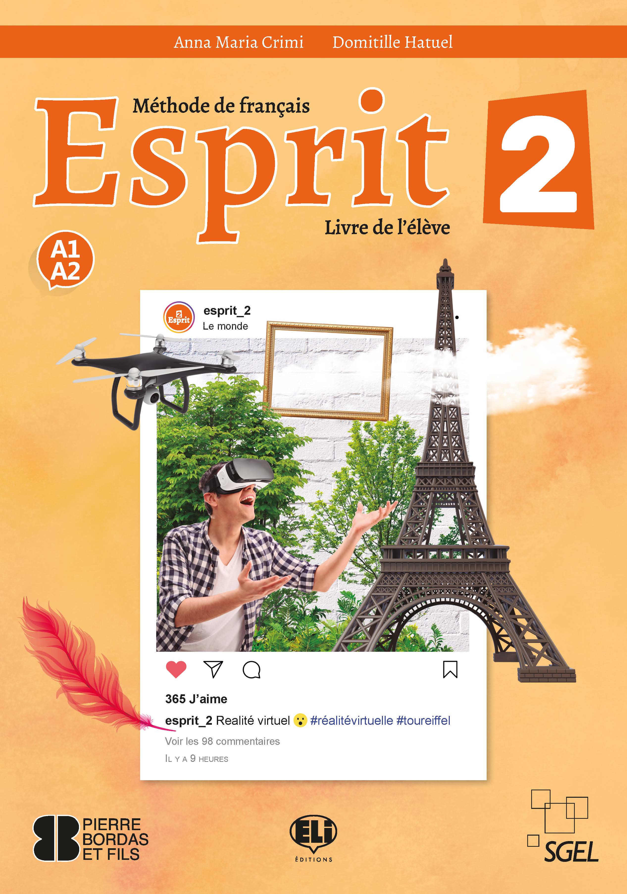 Book cover Esprit 2 Livre de l'élève