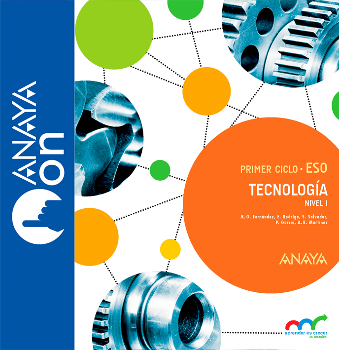 Book cover Tecnología. Nivel I. ESO. Anaya On.