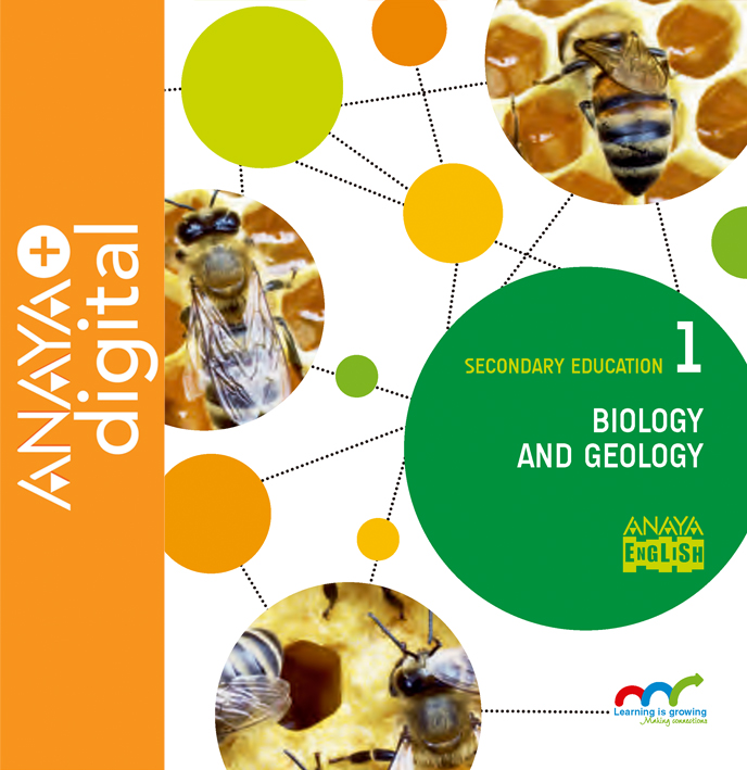 Book cover Biology & Geology 1. Secondary. Anaya + Digital