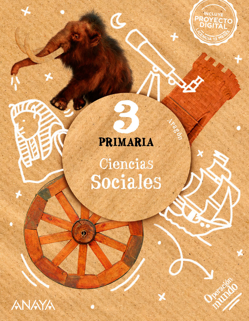 Book cover Ciencias Sociales 3. Primaria