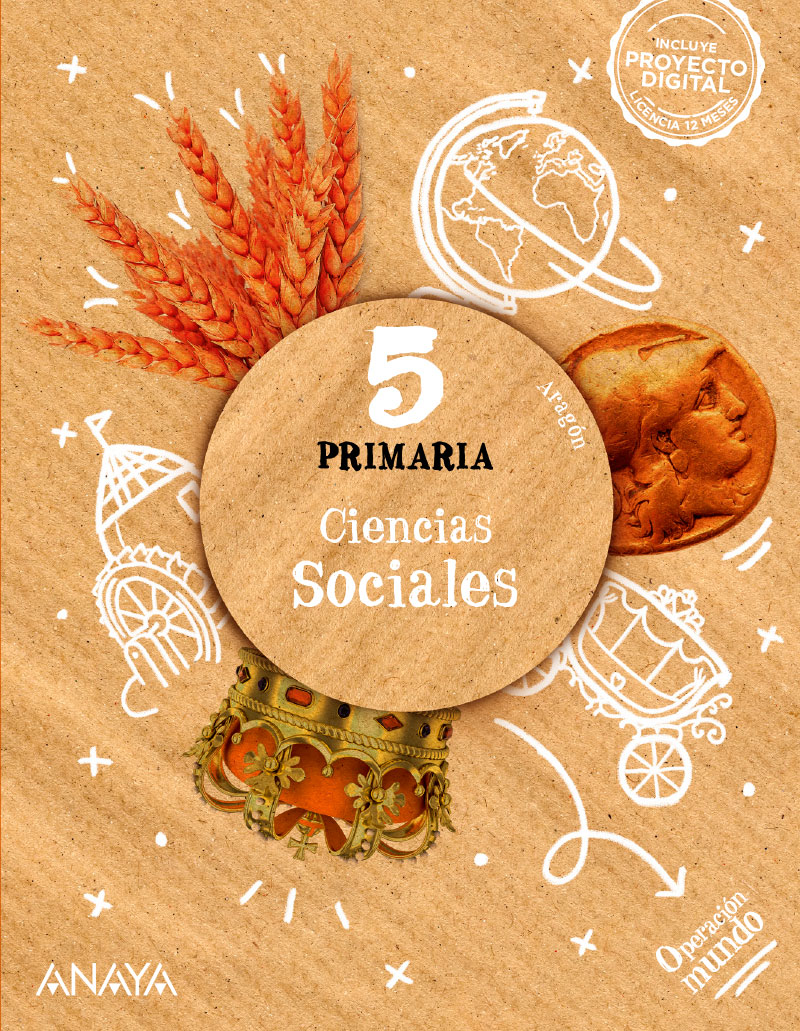 Book cover Ciencias Sociales 5. Primaria