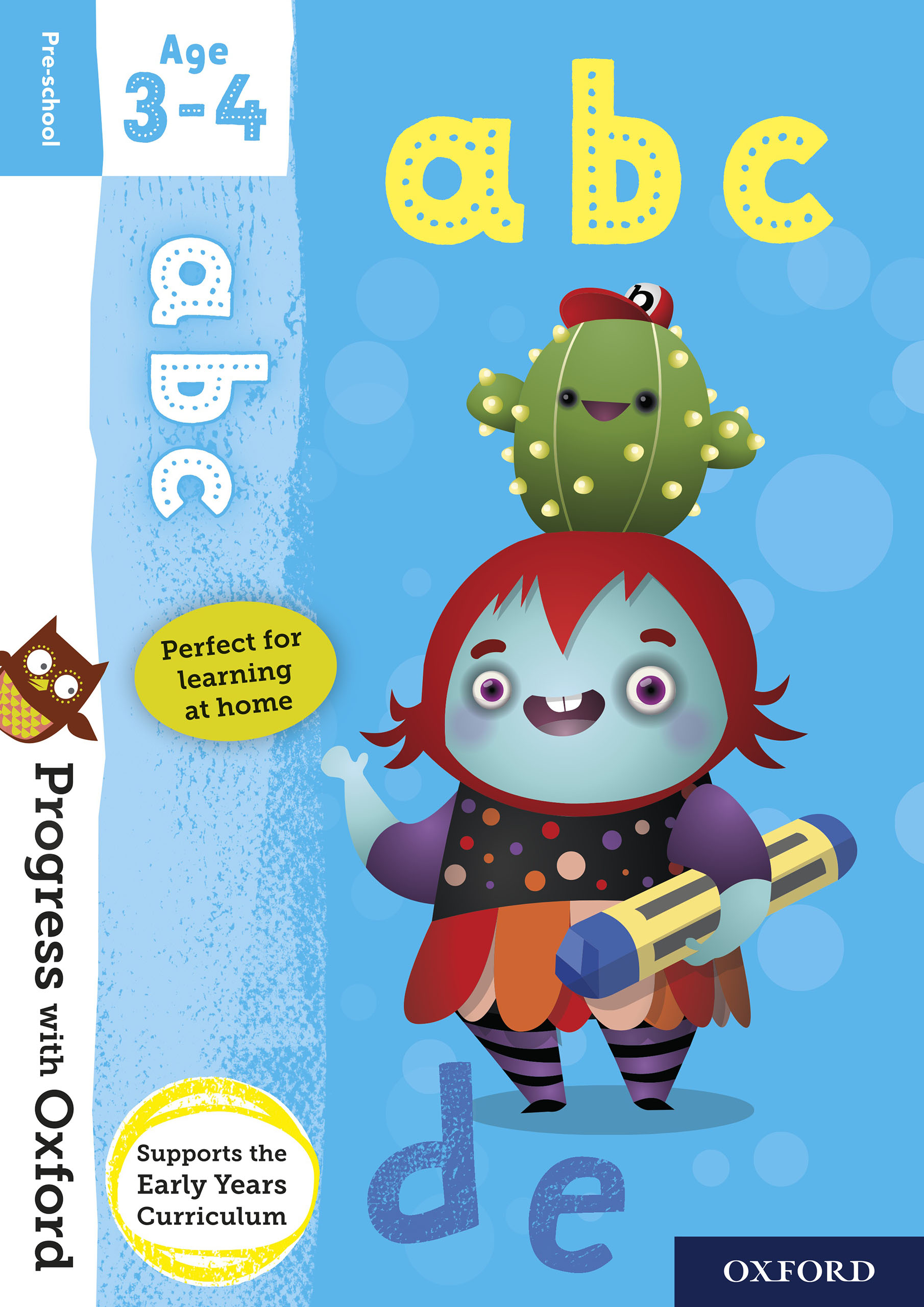 Book cover Progress with Oxford. Pre-school 3-4 years