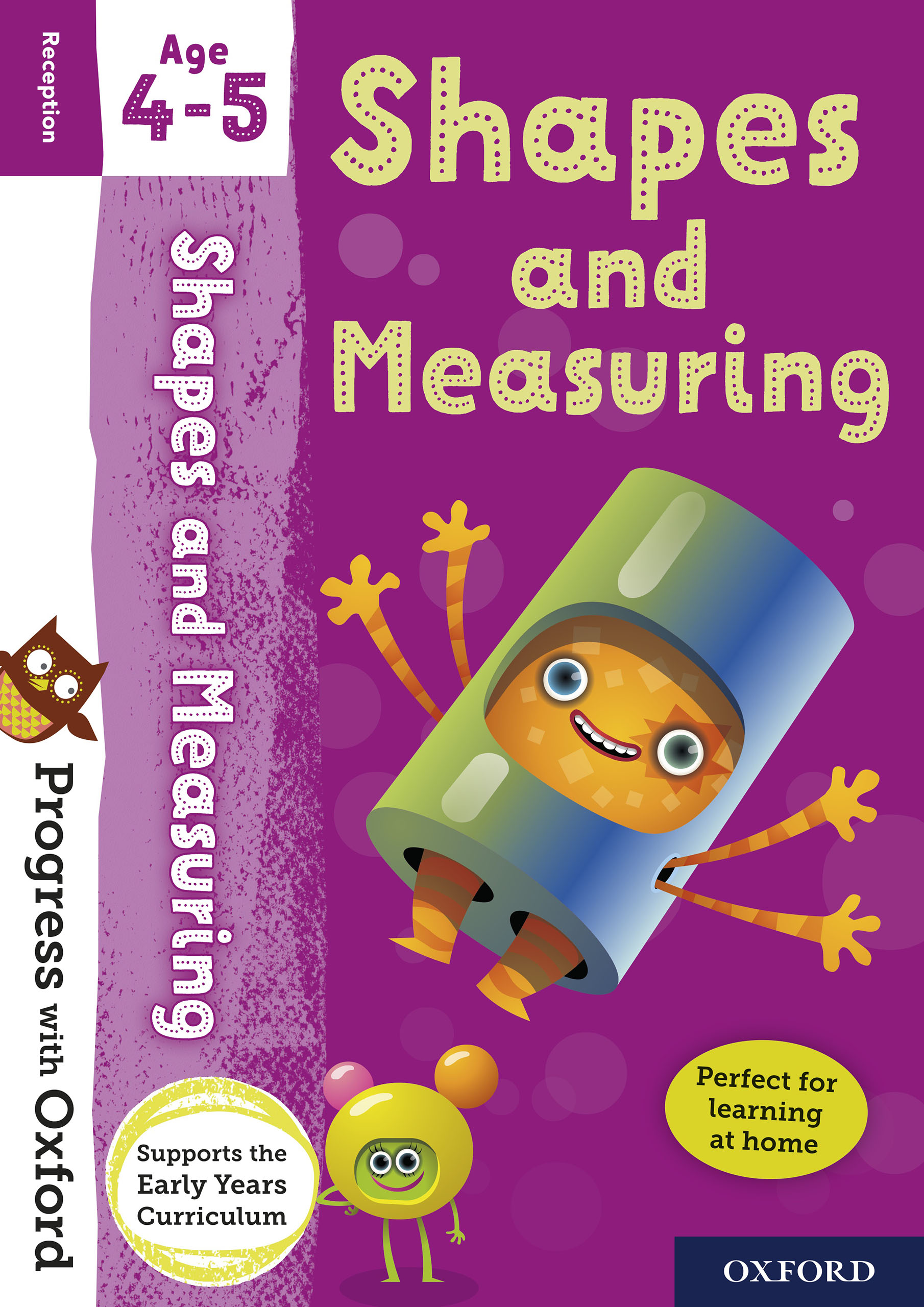 Book cover Progress with Oxford: Shapes and Measuring. Reception 4-5 years