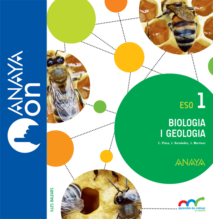 Book cover Biologia i Geologia 1. ESO. Anaya On