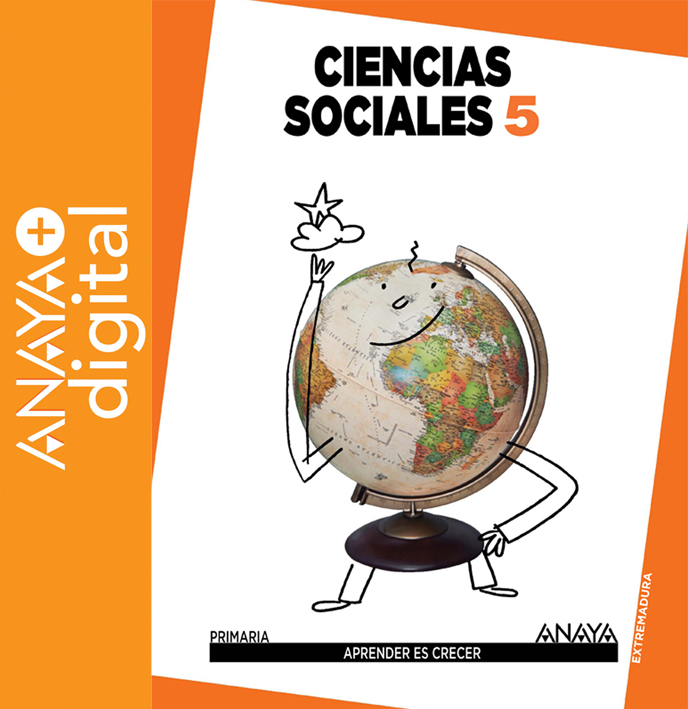 Book cover Ciencias Sociales 5º ANAYA + Digital