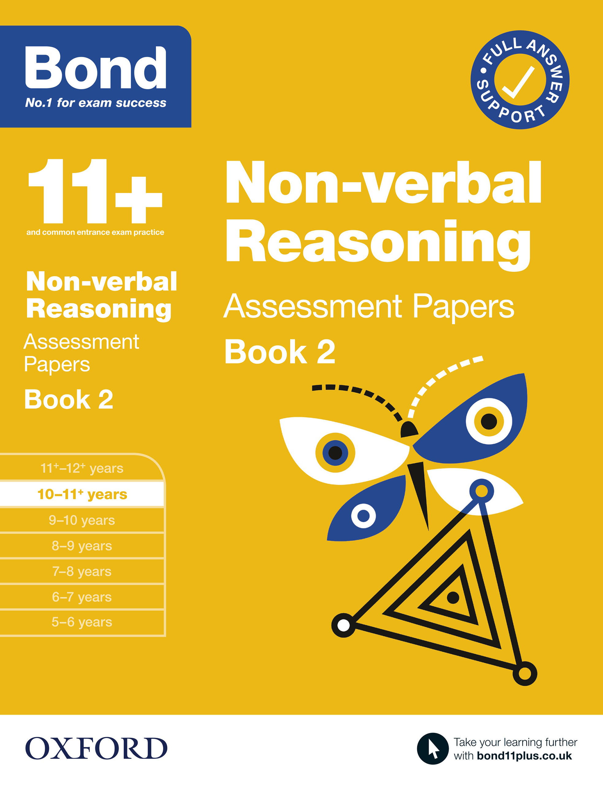 Book cover Non-verbal Reasoning Assessment Papers Book 2. 10-11 years