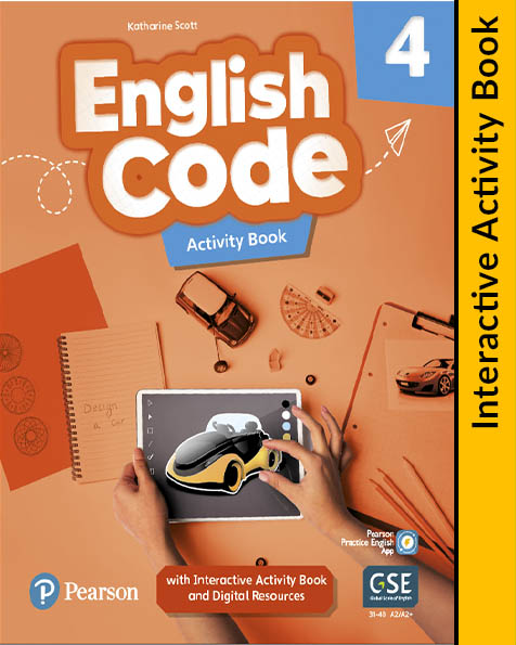 Book cover English Code 4 Interactive Activity Book