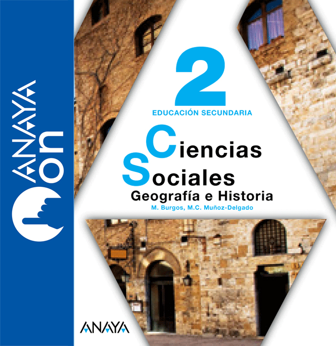 Book cover Ciencias Sociales, Geografía e Historia 2. ESO. Anaya On