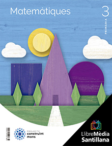 Book cover LM PLAT Alumne Matemàtiques 3 Primària Construint mons Grup