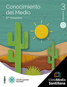 Book cover LM PLAT Alumne Coneixement del medi 3 Primària Constuïm mons Voramar