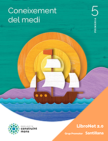 Book cover LN PLAT Alumne Coneixement del medi 5 Primària Construint mons Grup