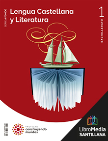 Book cover LDB PLAT Alumno Lengua Castellana y Literatura Serie A Fondo 1 BTO Construyendo mundos