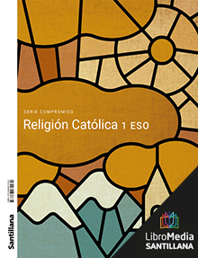 Book cover LM PLAT Alumno Religión Católica Compromiso 1ESO Construyendo mundos