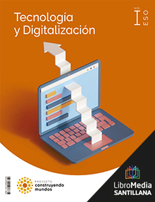 Book cover LM PLAT Alumno Tecnología y Digitalización I 1 ESO Construyendo mundos