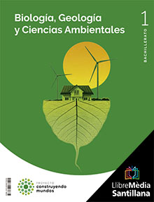 Book cover LDB PLAT Alumno Biología, Geología y Ciencias Ambientales 1 BTO Construyendo mundos