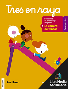 Book cover LM PLAT Alumno Tres en raya Cuadrícula 5 1 Primaria