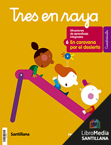 Book cover LM PLAT Alumno Tres en raya Cuadrícula 6 1 Primaria