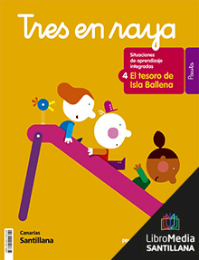 Book cover LM PLAT Alumno Tres en raya Pauta 4 1 Primaria Canarias