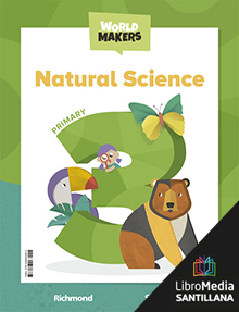 Book cover LM PLAT Teacher Natural Science 3 Primary World Makers Clil