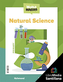 Book cover LM PLAT Teacher Natural Science 5 Primary World Makers Clil