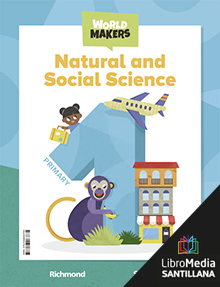 Book cover LM PLAT Teacher Natural and Social Science 1 Primary World Makers Clil