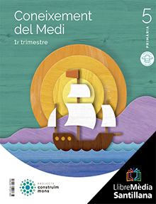 Book cover LM PLAT Alumne Coneixement del medi 5 Primària Constuïm mons Voramar