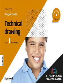 Book cover LM PLAT Student Technical drawing 1 ESO World Makers Clil