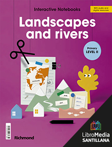 Book cover LM PLAT Teacher Interactive Notebooks Landscapes and rivers Primary Level II World Makers Clil