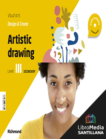 Book cover LM PLAT Teacher Artistic drawing 3 ESO World Makers Clil