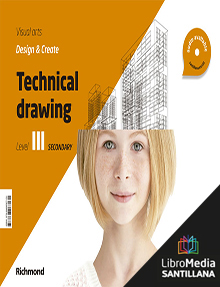 Book cover LM PLAT Student Technical drawing 3 ESO World Makers Clil