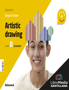 Book cover LM PLAT Student Artistic drawing 2 ESO World Makers Clil