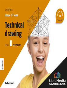 Book cover LM PLAT Teacher Technical drawing 2 ESO World Makers Clil