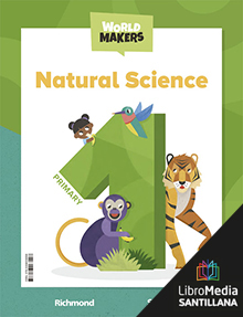 Book cover LM PLAT Student Natural Science 1 Primary World Makers Clil