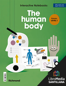 Book cover LM PLAT Teacher Interactive Notebooks The human body Primary Level I World Makers Clil