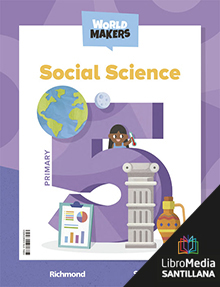 Book cover LM PLAT Teacher Social Science 5 Primary World Makers Clil